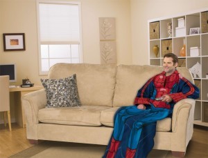 spiderman snuggie