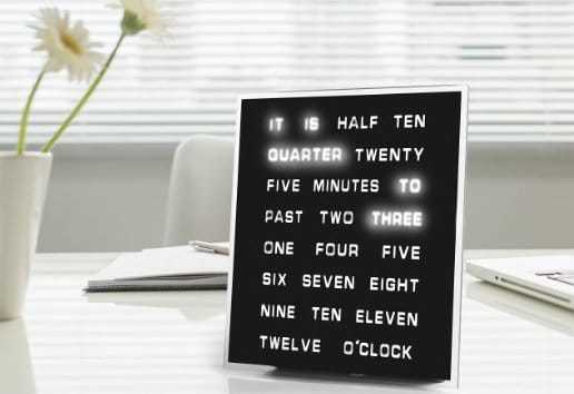 funny gift ideas for best friend - unique-gifts-text-clock