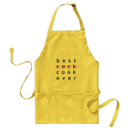Best Cock Ever Apron. Naughty gifts for him. Sexy gifts for him.