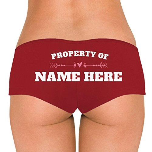 Custom Property Of Underwear (Naughty gifts for women wife girlfriend)